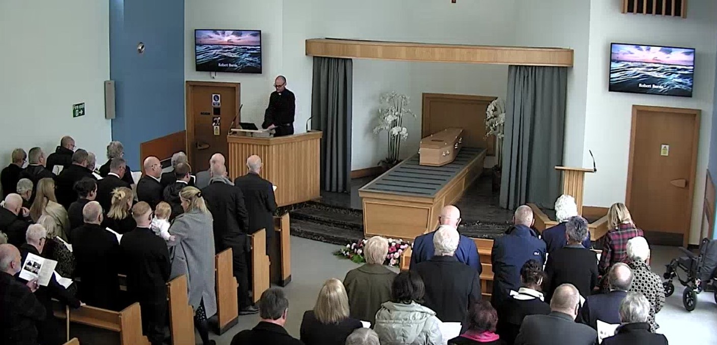 Trauerfeier Bob Burns